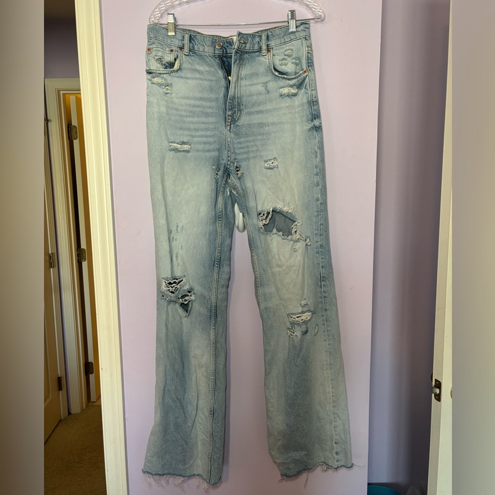 Zara The Bliss Straight Jeans Size 8